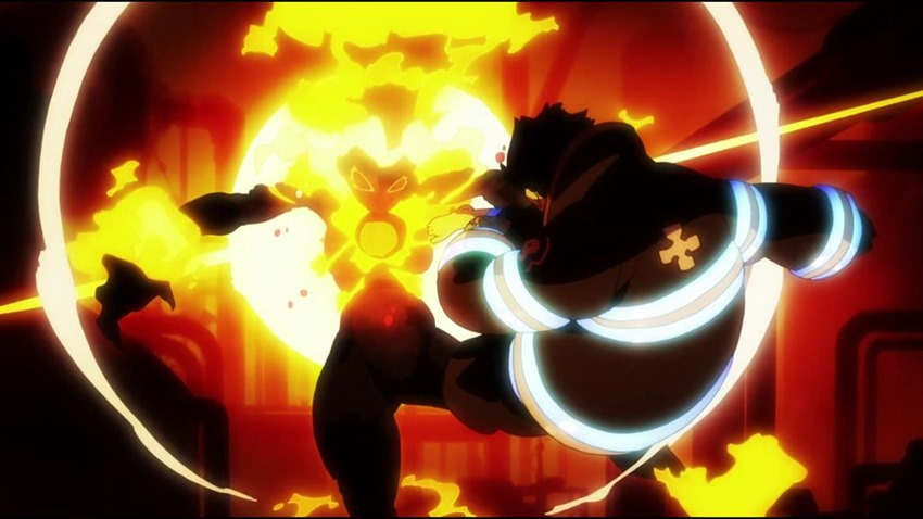 This first trailer for the Fire Force anime has flame demons and combat  magician fire-fighters duking it out