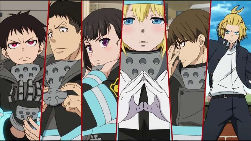 Just caught up to Fire Force!! These are my 3 most favorite