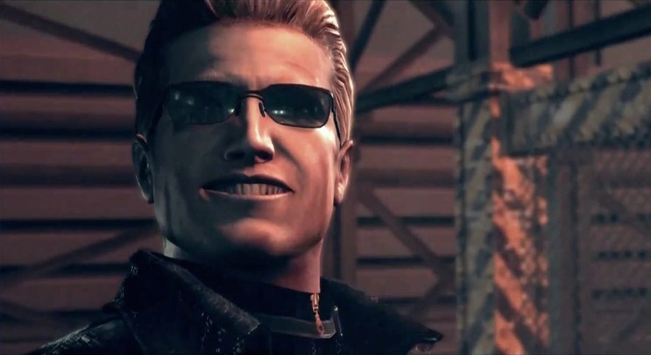 wesker_s_smile_by_chrisredfieldre-d5lh4dn