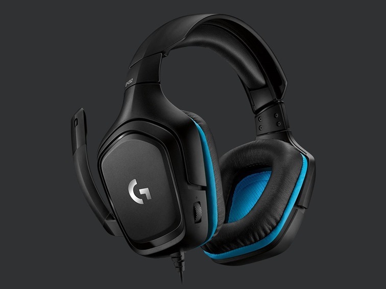 Logitech G432 Wired Gaming Headset, 7.1 Surround Sound, USB and 3.5 mm  Jack, Black 