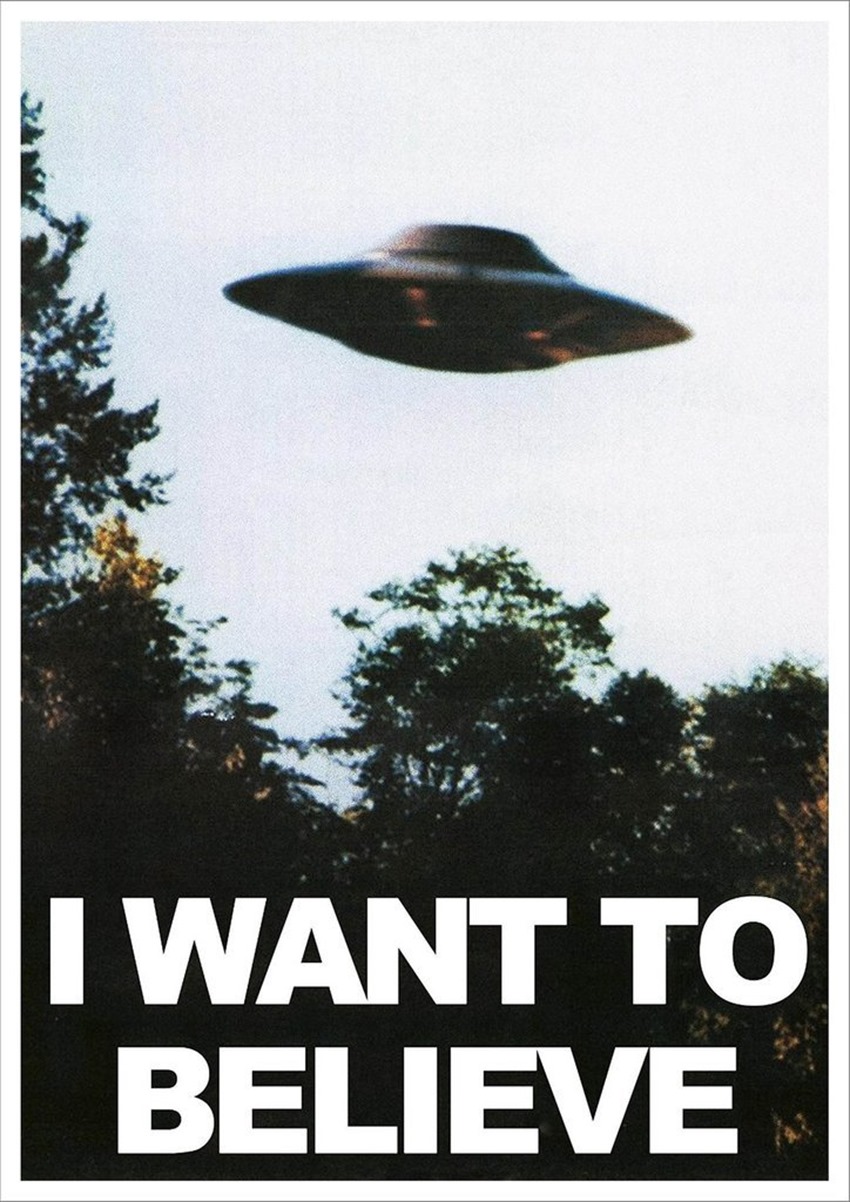 I want to believe