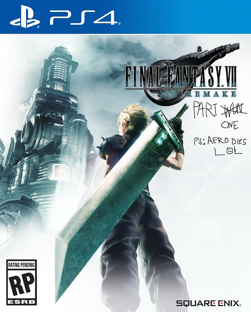 Final Fantasy VII Remake Boxart fixed