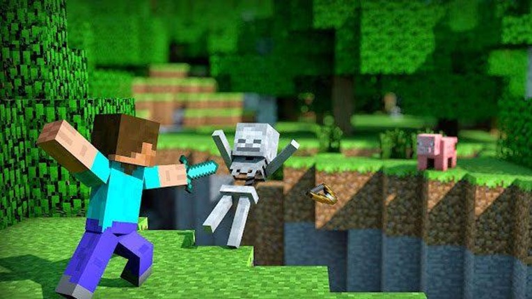 Among Us And Minecraft Collide - Imgflip