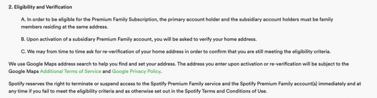 how many people can be on the spotify family plan