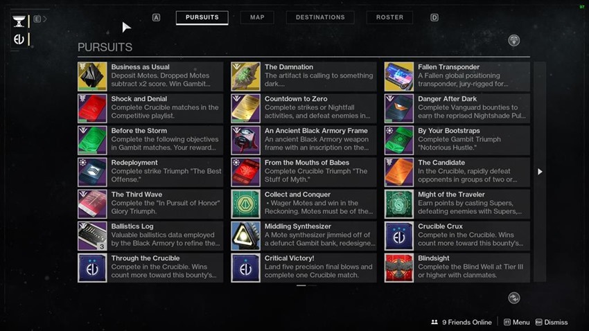 Destiny 2 bounties