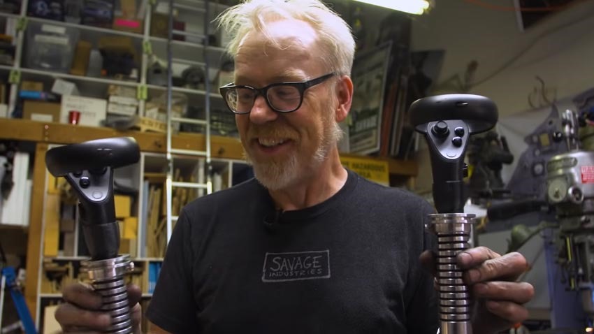 Savage built lightsaber controllers to make feel more authentic