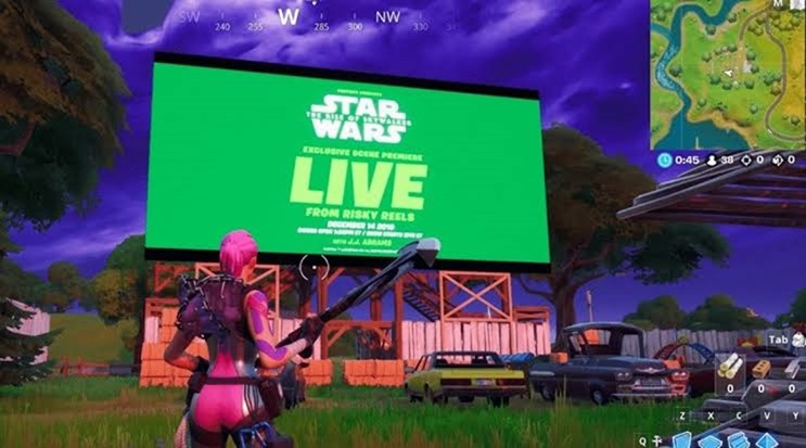 Fortnite will host exclusive Star Wars Rise of Skywalker scene at its  in-game theater