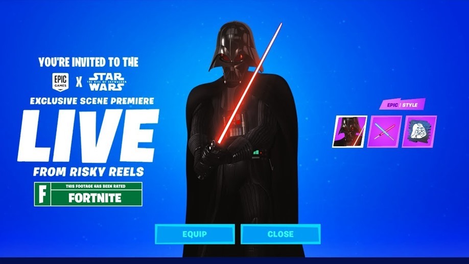 Fortnite rise of discount skywalker