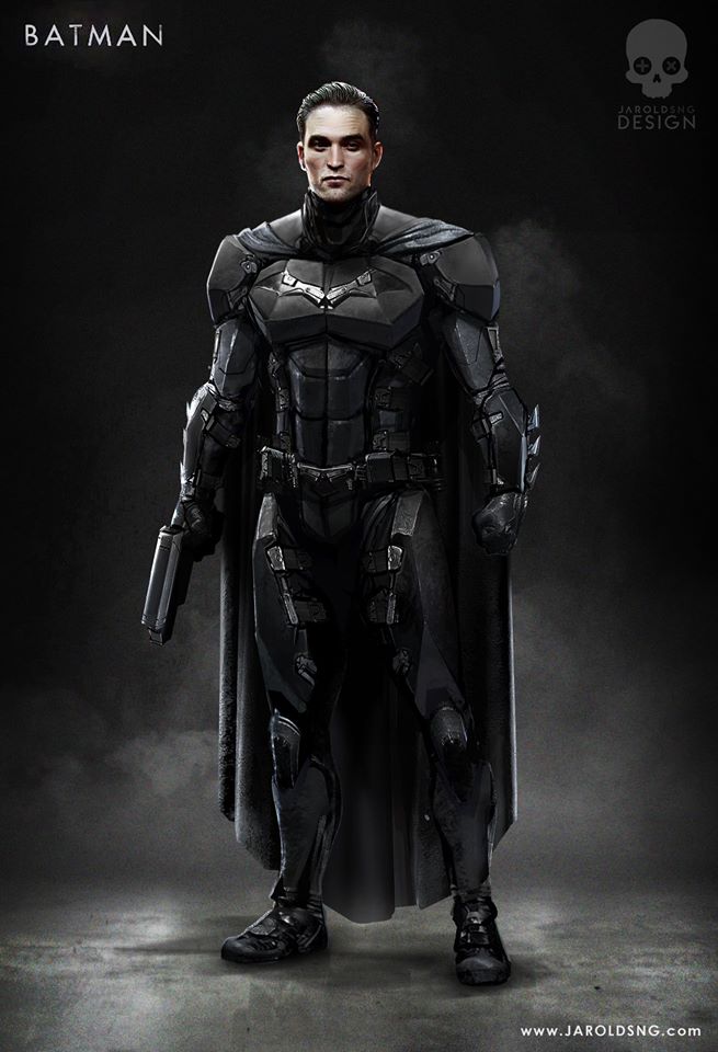 Robert Pattinson in the full The Batman costume looks glorious in this fan  art design