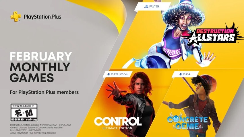 PS Plus Feb 2021