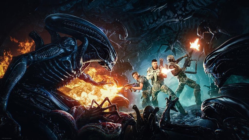 Aliens Fireteam Key Art