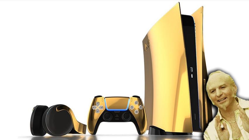 The mother of all Playstations - This PS5 is clad with 30 kg of pure gold  and costs $1.8 million - Luxurylaunches