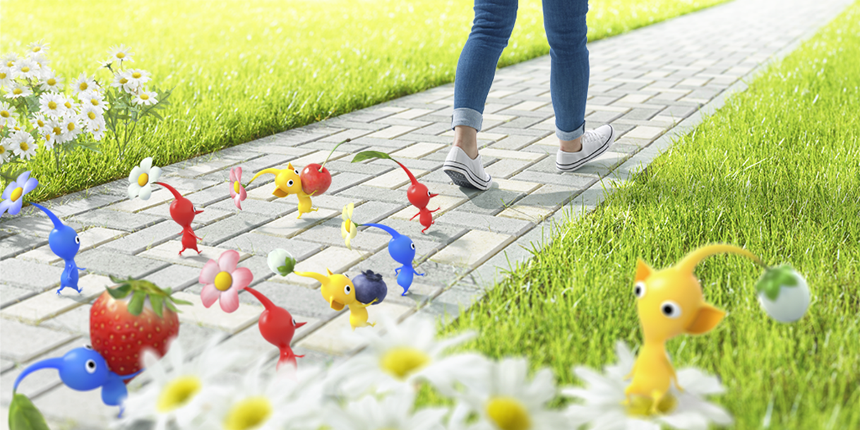 Colorful cobblestone road pavement