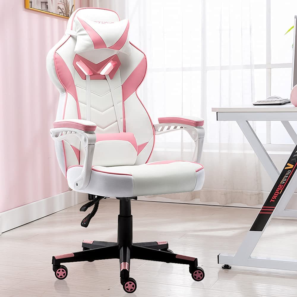 Bonzy Pink Gamer Chair