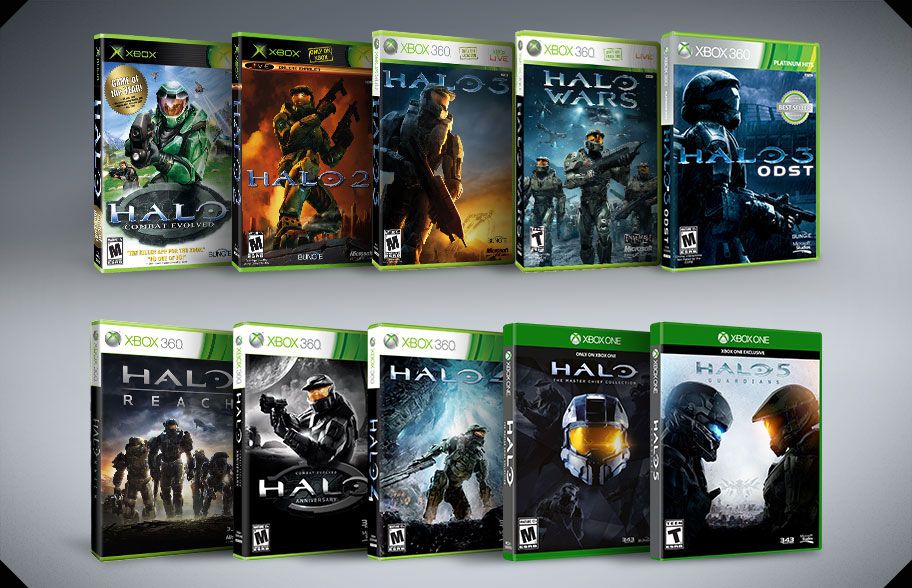 Xbox 360 halo on sale games in order