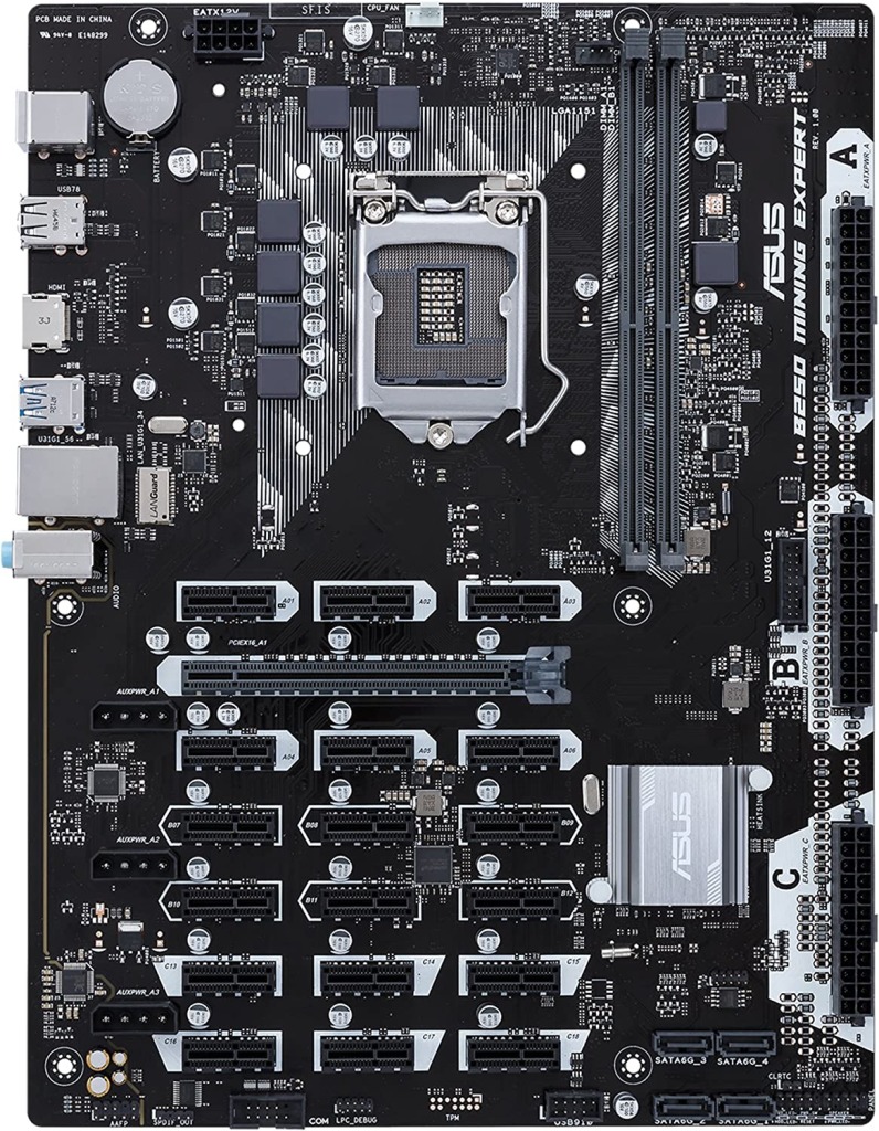 ASUS B250 Mining Expert motherboard