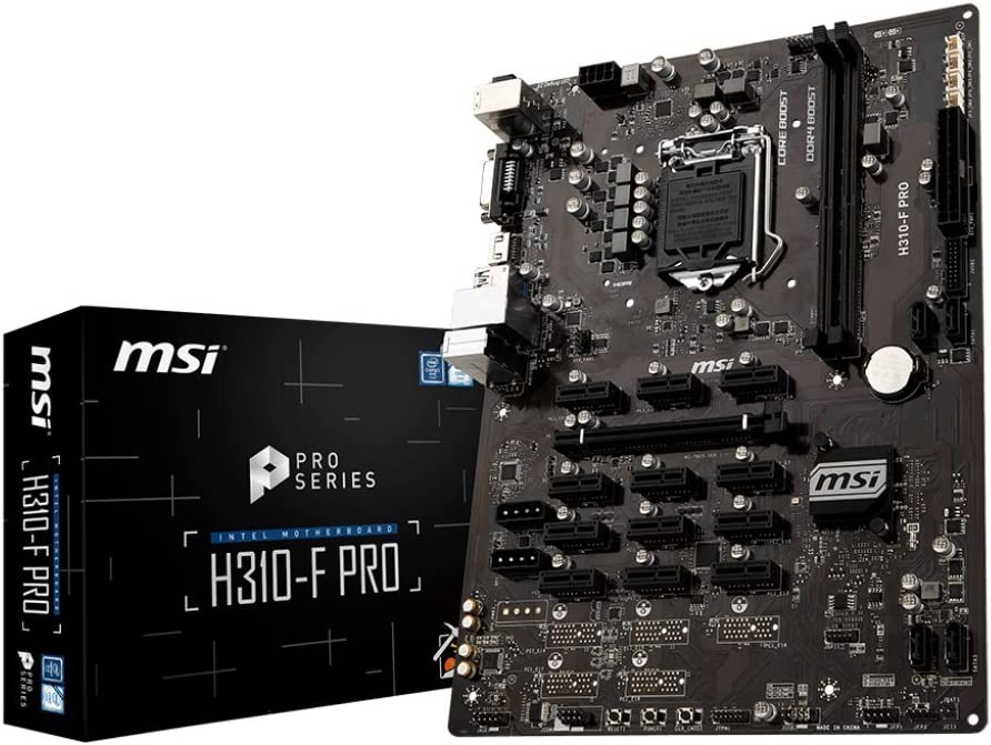 MSI H310-F Pro motherboard for mining