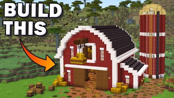 building barns in minecraft