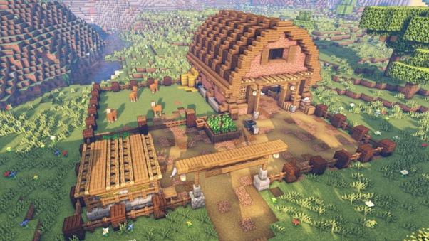 minecraft barn ideas