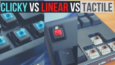 Linear vs Tactile vs Clicky Mechanical Keyboard Switches