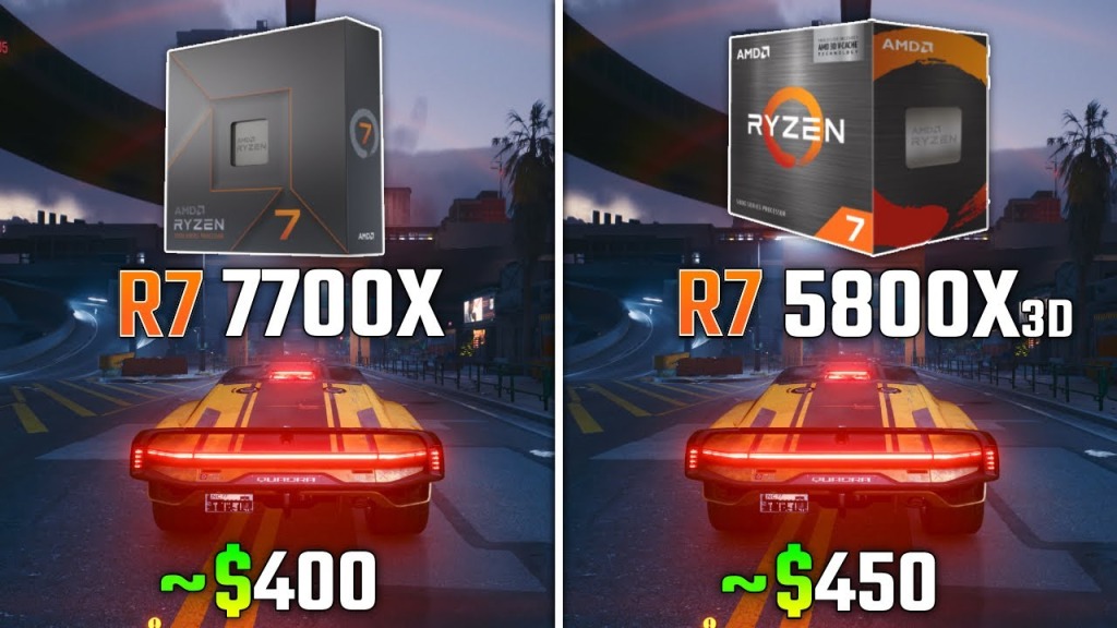 7700x vs 5800x3d