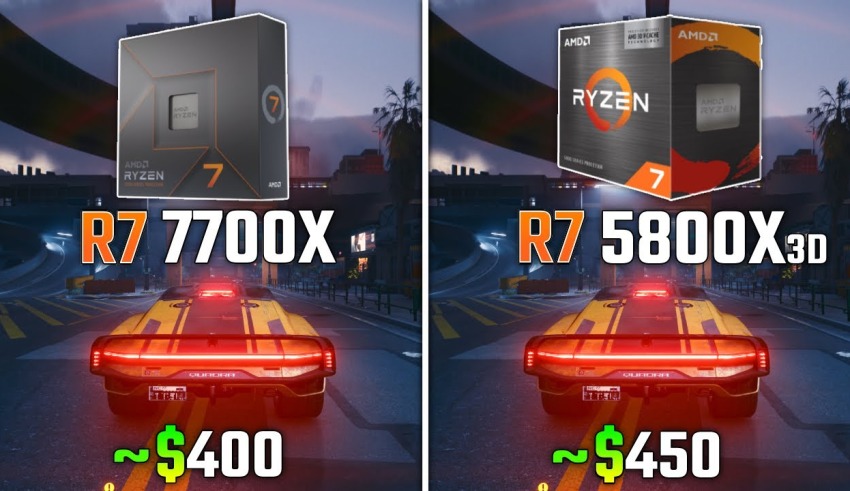 7700x vs 5800x3d