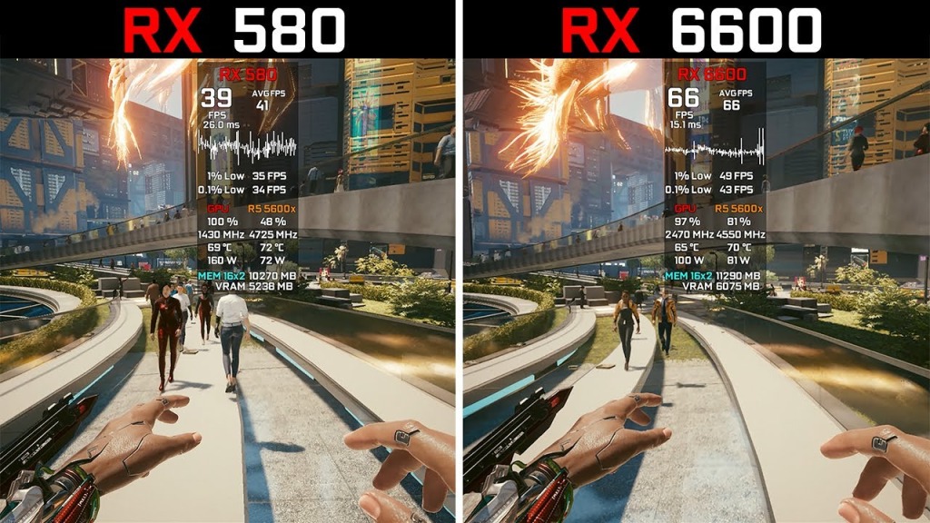 Amd rx 2024 580 vs