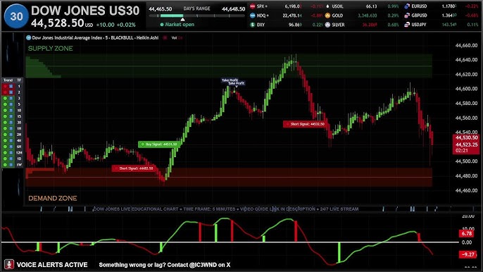 How to Read the Dow Jones Live Chart Effectively