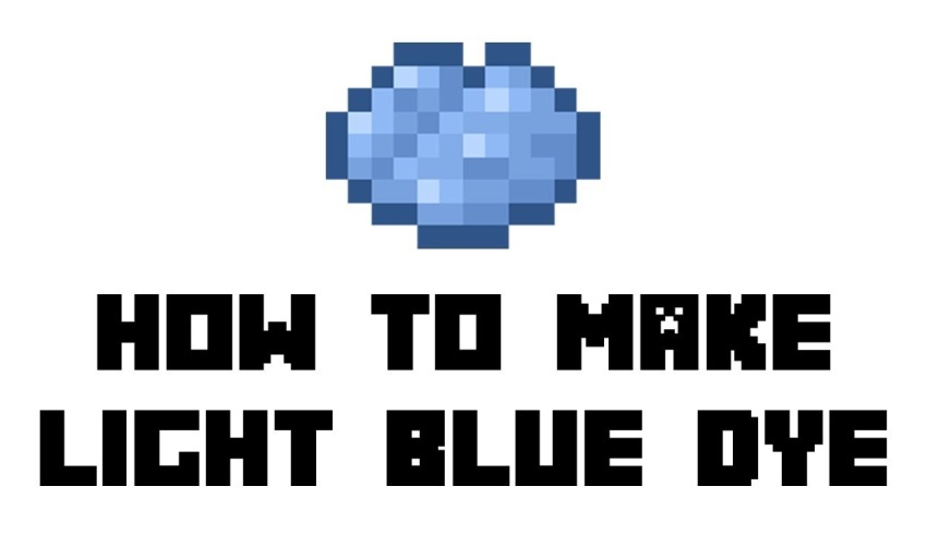 How to Make Light Blue Dye in Minecraft