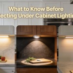 What to Know Before Selecting Under Cabinet Lighting