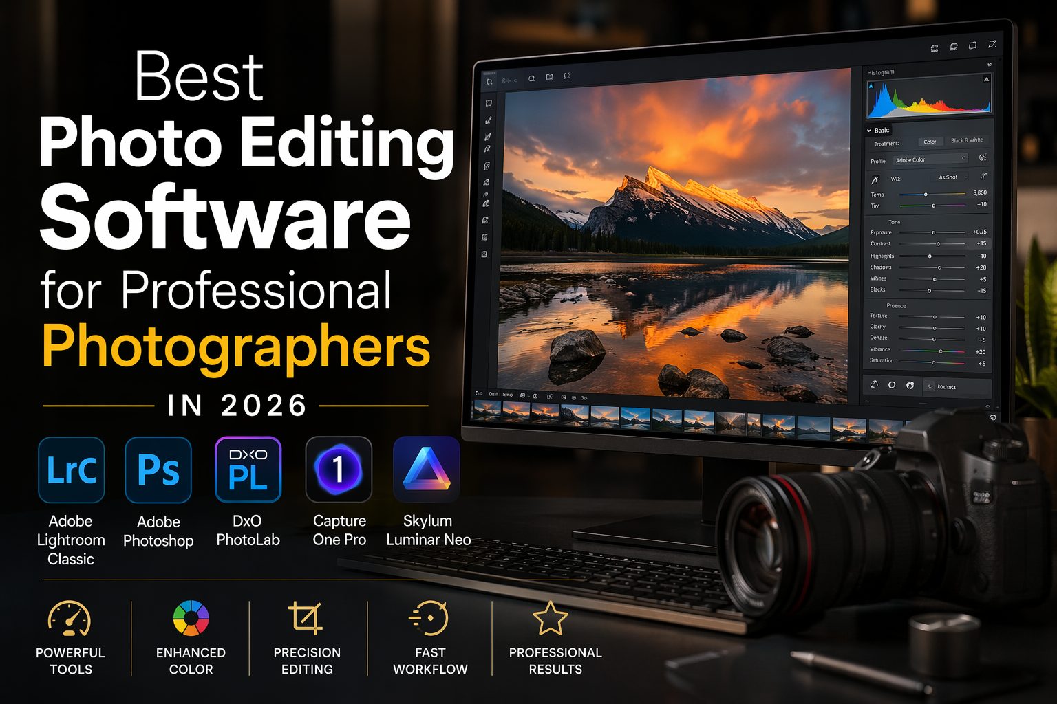 Best Photo Editing Software for Professional Photographers in 2026