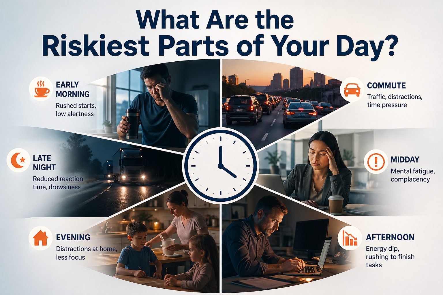 What Are the Riskiest Parts of Your Day?