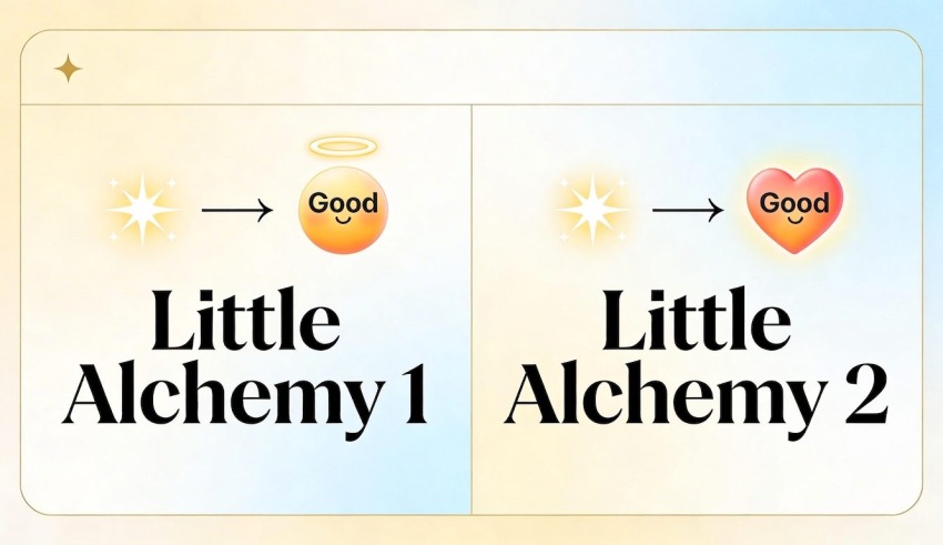how to make Good in Little Alchemy 1 and 2