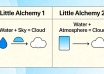 how to make cloud in little alchemy 1 and 2
