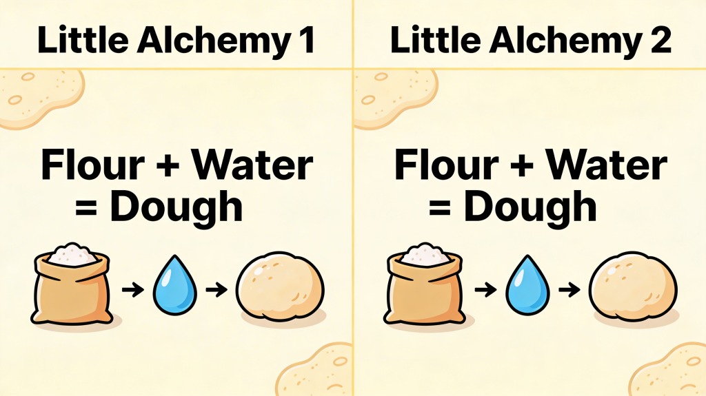 how to make dough in little alchemy