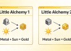 how to make gold in little alchemy 1 and 2