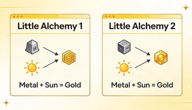how to make gold in little alchemy 1 and 2
