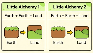 how to make land in little alchemy 1 and 2