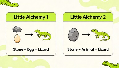 how to make lizard in little alchemy 1 and 2