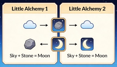 how to make moon in little alchemy
