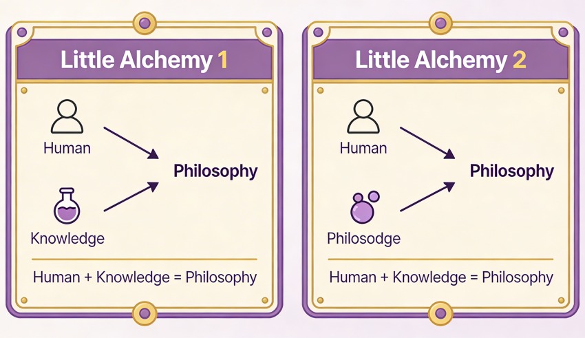 how to make philosophy in Little Alchemy