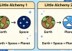 how to make planet in little alchemy 1 and 2