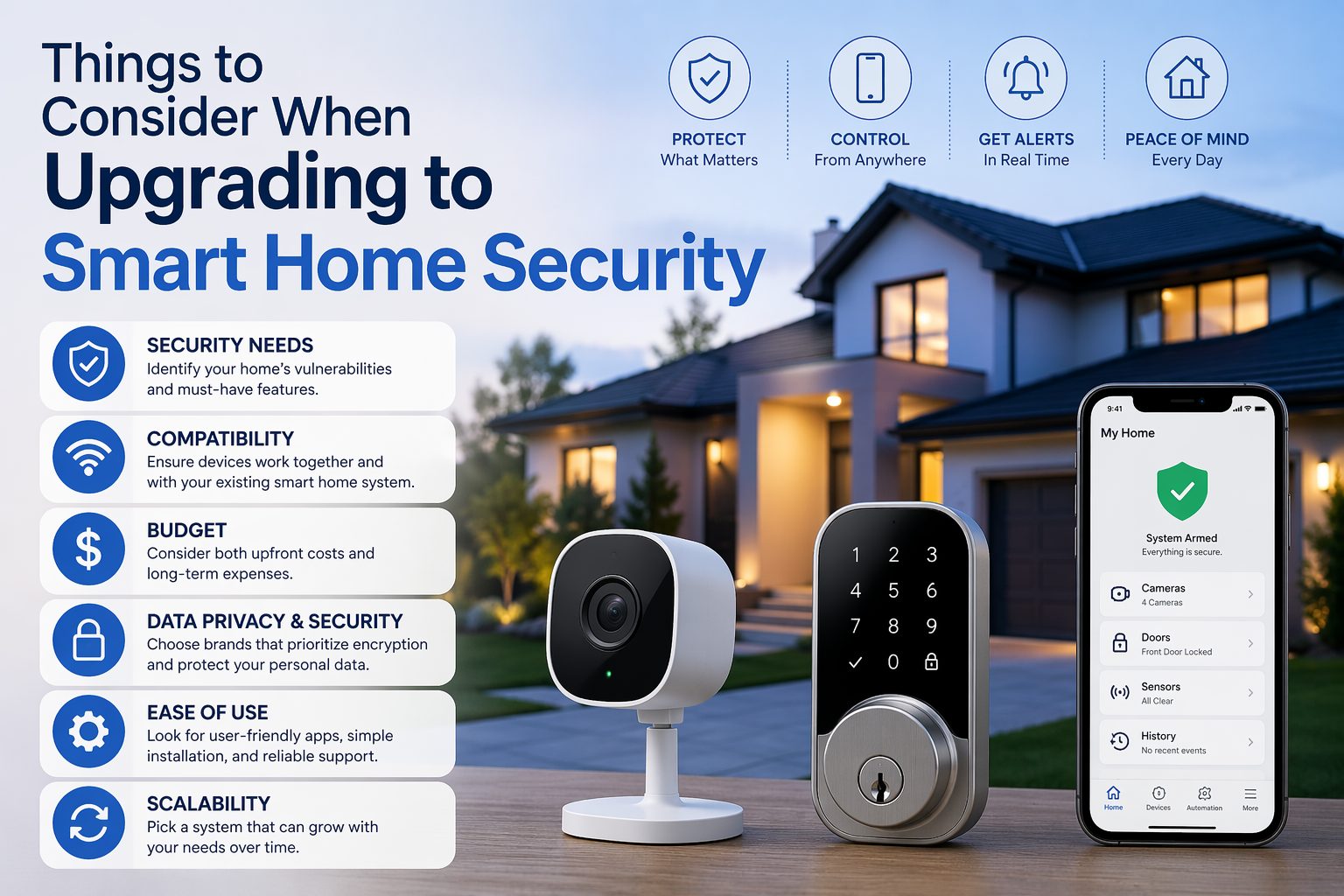 Things to Consider When Upgrading to Smart Home Security