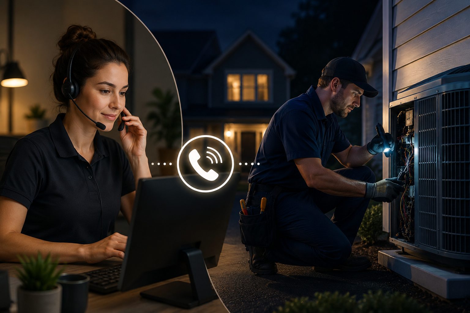 Business Call Answering: How Small HVAC Companies Can Handle After-Hours Calls
