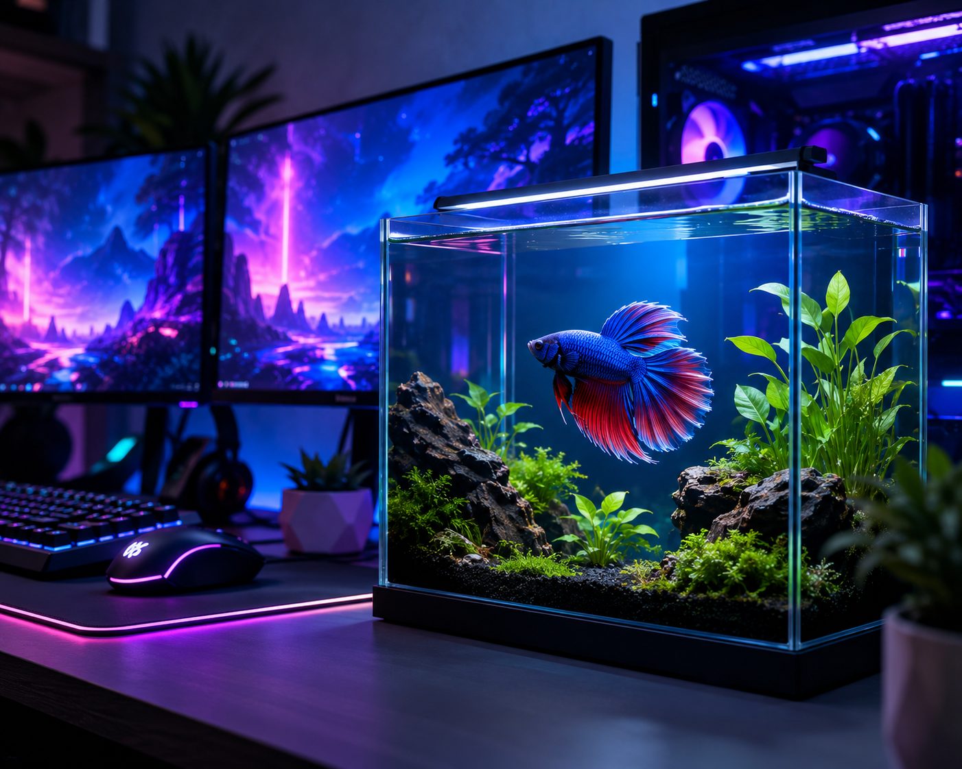 Why Betta Fish Are Becoming the Ultimate Living Display for Gaming and Desk Setups