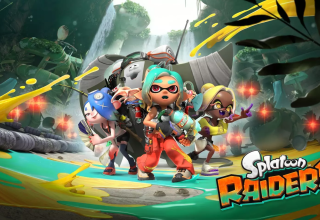 Splatoon Raiders artwork showing characters in a jungle setting