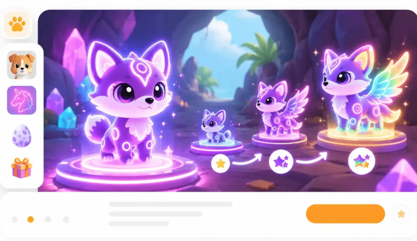 Neon and Mega Neon pets in Adopt Me