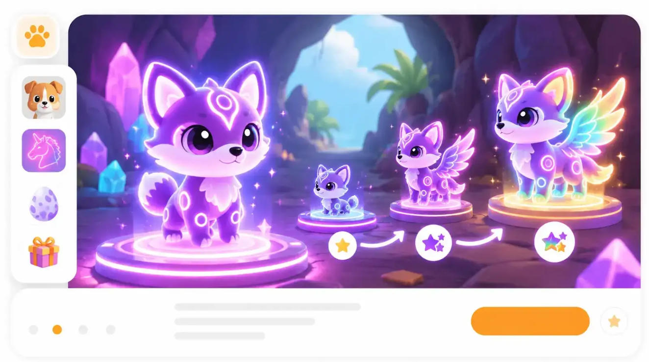 Neon and Mega Neon pets in Adopt Me