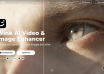 Wink AI video and image enhancer homepage